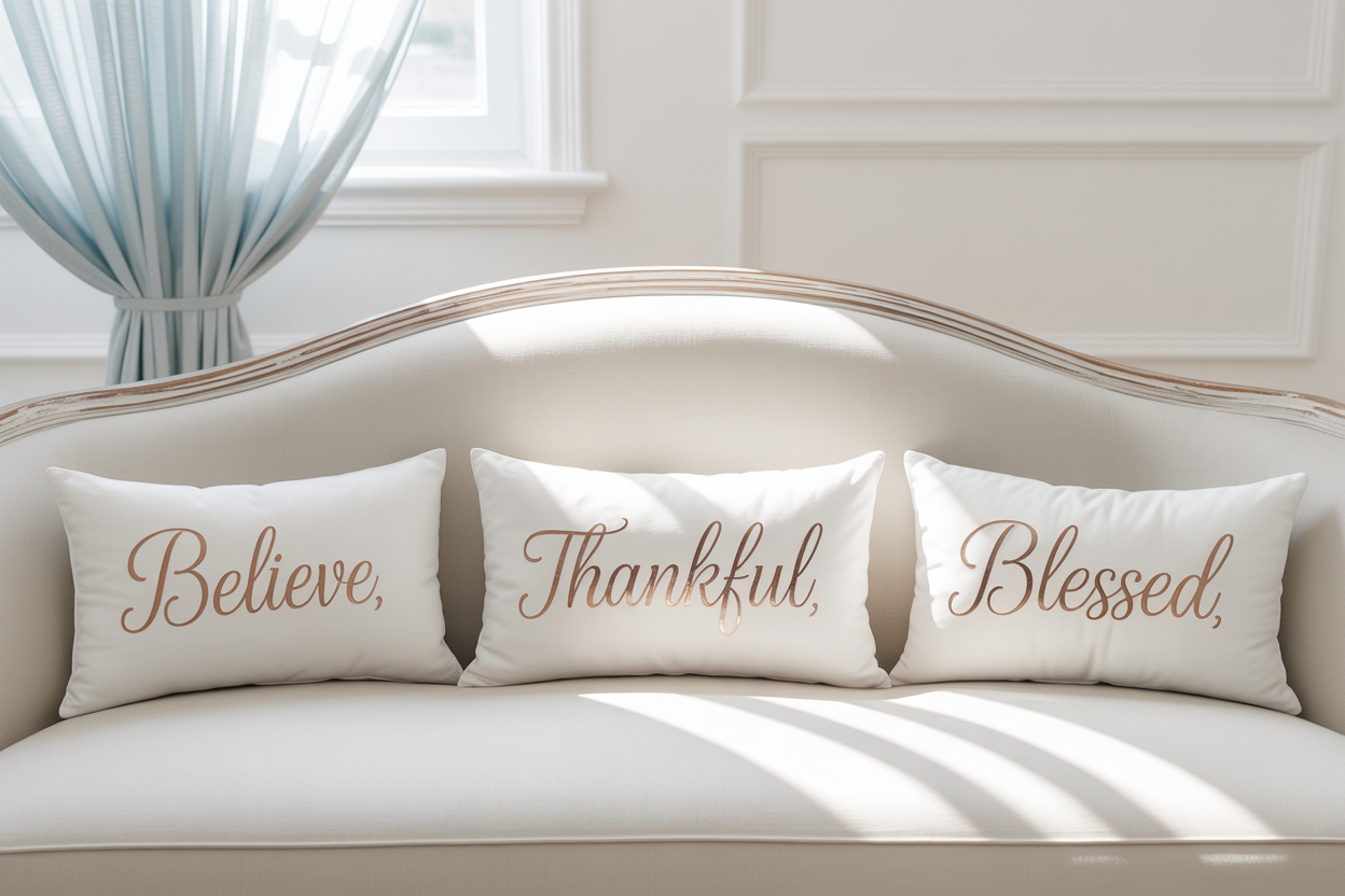 These pillows are more than décor; they’re daily reminders to slow down, breathe deeply, and live with love and purpose.