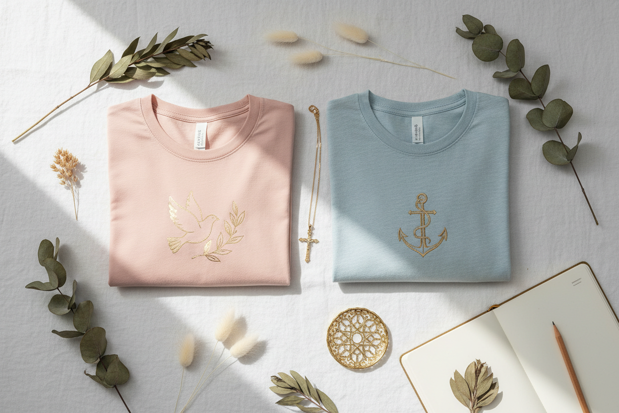 Faith T-Shirt Collection Flat Lay